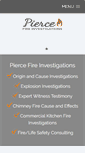 Mobile Screenshot of piercefireinvestigations.com
